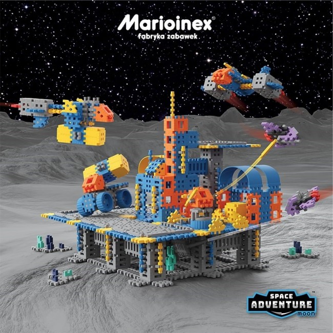 MARIOINEX Mini Waffle Building Blocks Space Base, 618 pieces MARIOINEX Mini Waffle Building Blocks Space Base, 618 pieces