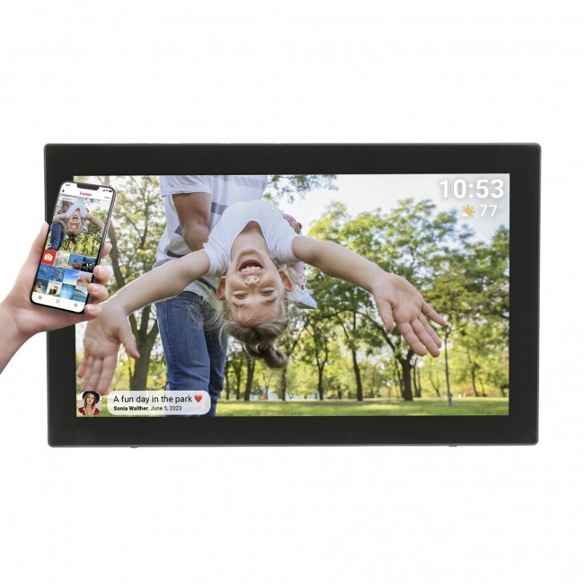Denver PFF-2160 digital photo frame Black 54.6 cm (21.5