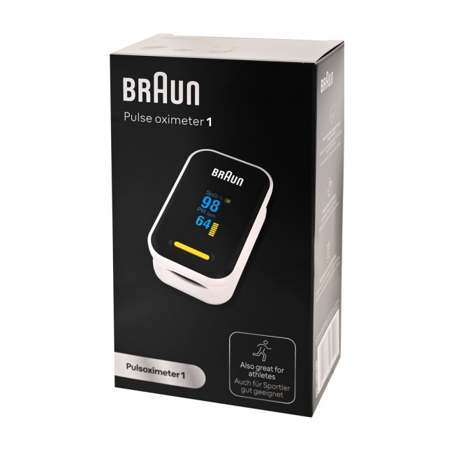 Braun YK-81CEU pulse oximeter Black, Stainless steel Braun YK-81CEU pulse oximeter Black, Stainless steel
