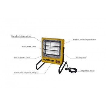 MASTER ELECTRIC RADIANT HEATER TS-3A 2.4KW