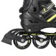 NILS EXTREME NH18191 2IN1 INLINE SKATES BLACK/LIME SIZE. M (34-38) WITH INTERCHANGEABLE HOCKEY SKATES