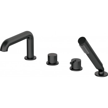 4-hole bathtub mixer with shower set
