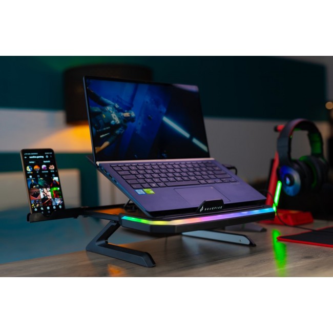 SureFire PORTUS X1 Laptop stand Black 43.9 cm (17.3 SureFire PORTUS X1 Laptop stand Black 43.9 cm (17.3