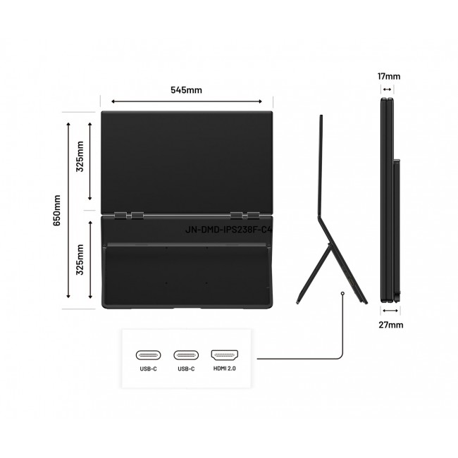 JAPANNEXT JN-DMD-IPS238F-C4 computer monitor 60.5 cm (23.8