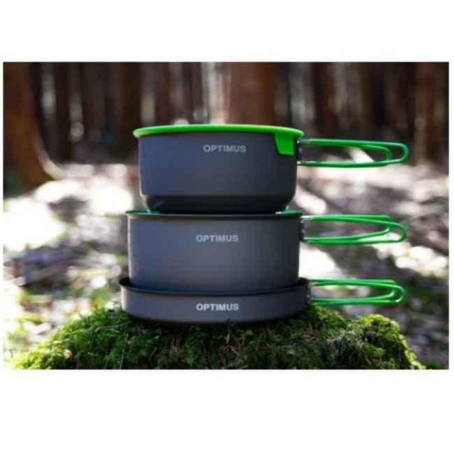 Optimus 8020677 camping cookware Pot set 3.2 L Multicolour