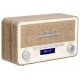 Retro radio Denver DAB-18 ligh wood