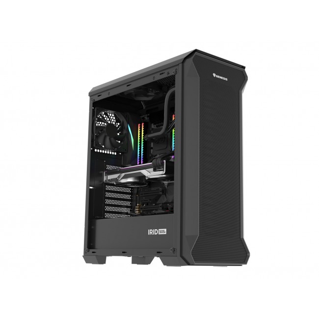 GENESIS Irid 505F Midi Tower Black GENESIS Irid 505F Midi Tower Black