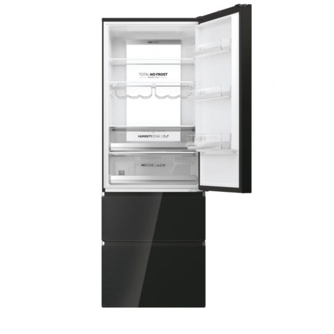 Multidoor refrigerator Haier HTW7720DNGB (black)