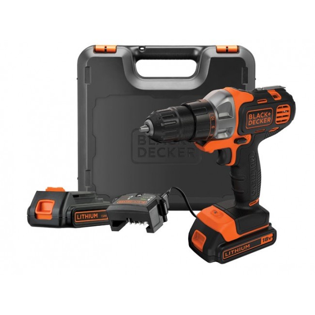 Black & Decker MT218KB drill 800 RPM 1.46 kg Black, Orange