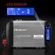 Qoltec Przetwornica napięcia Pure Sine Wave | 12V na 230V | 500/1000W | LCD | USB | USB-C | Kompatibilno z LiFePo4 GEL AGM
