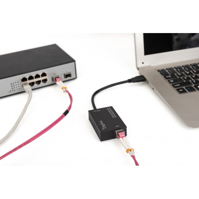 Digitus USB 3.0 Gigabit SFP network adapter Digitus USB 3.0 Gigabit SFP network adapter
