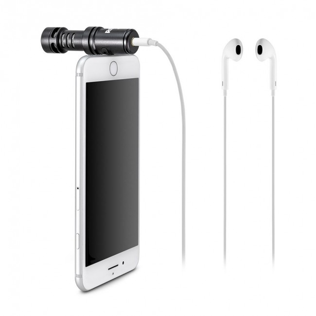 R DE VideoMic Me-L Black Smartphone microphone R DE VideoMic Me-L Black Smartphone microphone