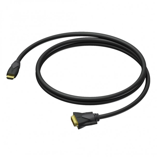 Procab HDMI - DVI-D 3 meters black (CLV160/3) Procab HDMI - DVI-D 3 meters black (CLV160/3)