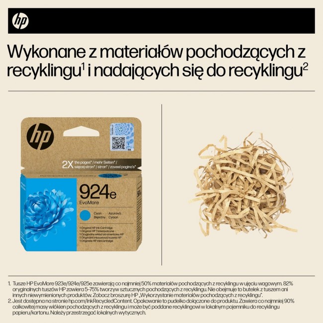 HP 924e EvoMore Cyan Original Ink Cartridge HP 924e EvoMore Cyan Original Ink Cartridge