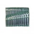 Rockforce open-end and box-end wrench set 25pcs