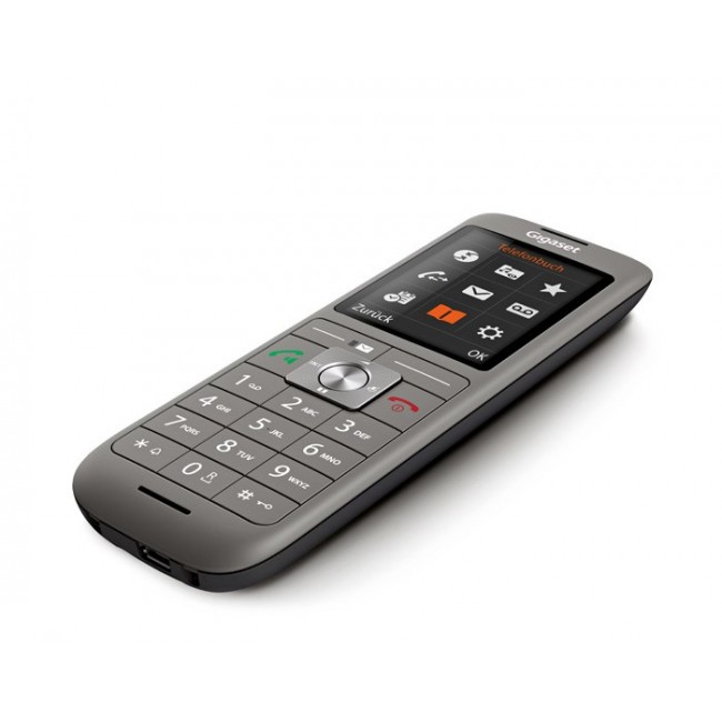 Gigaset CL660HX Analog/DECT telephone Caller ID Anthracite, Black