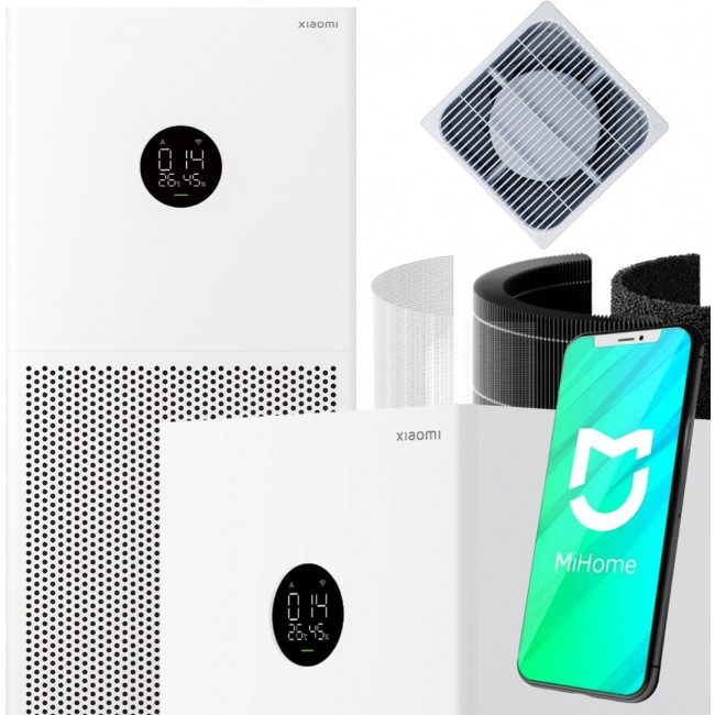 Xiaomi Smart Air Purifier 4 Lite 2 m 61 dB 33 W White Xiaomi Smart Air Purifier 4 Lite 2 m 61 dB 33 W White