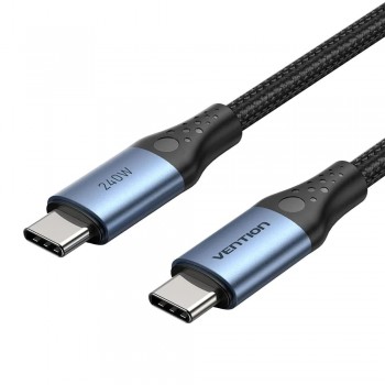 Vention USB 2.0 5A 240W 1.5m BLACK USB-C to C cable
