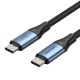 Vention USB 2.0 5A 240W 1.5m BLACK USB-C to C cable