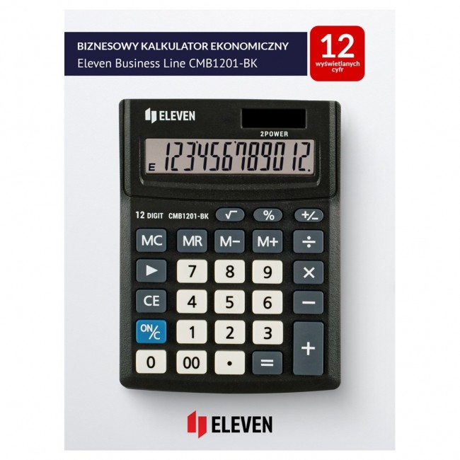 Eleven office calculator CMB1201-BK