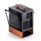 Jonsbo T7 Midi Tower Black, Wood