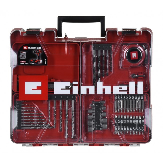 DRILL/DRIVER EINHELL TE-CD 18/40 Li-i +64 (2 2,0Ah) 4513992
