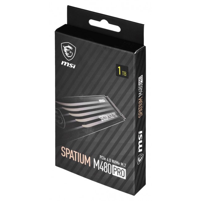MSI SPATIUM M480 PRO PCIe 4.0 NVMe M.2 1TB PCI Express 4.0 3D NAND MSI SPATIUM M480 PRO PCIe 4.0 NVMe M.2 1TB PCI Express 4.0 3D NAND
