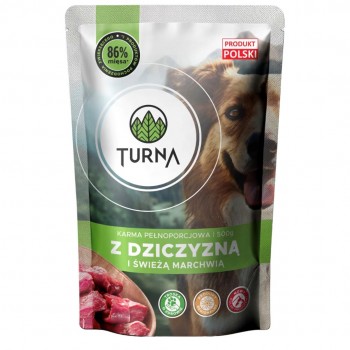 TURNA with game meat wet dog food 500g