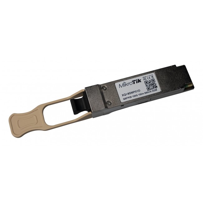 Mikrotik XQ+85MP01D network transceiver module Fiber optic 100000 Mbit/s QSFP28 850 nm Mikrotik XQ+85MP01D network transceiver module Fiber optic 100000 Mbit/s QSFP28 850 nm