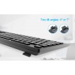 Gembird KBS-WPS-02 Dual-mode slim wireless desktop set, 2.4G+BT, US layout