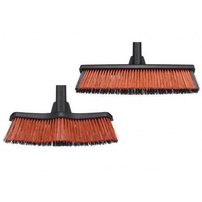 Fiskars 1025926 broom Indoor Soft / Hard bristle Aluminium Black
