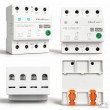 Qoltec Tr jfazowy przeka nik 63A na szynę DIN | 3P+N | Timer | Wi-Fi | Tuya | Smart Life | Amazon Alexa | 4P
