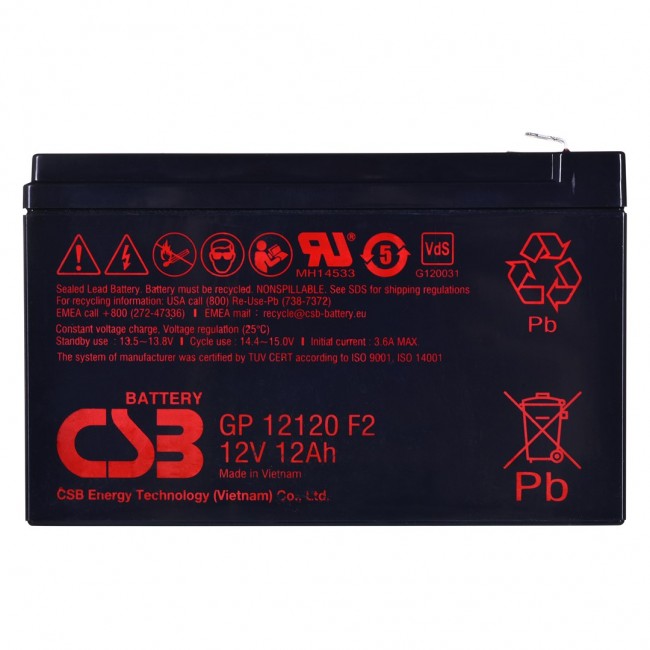 CSB GP12120F2 12V 12Ah battery CSB GP12120F2 12V 12Ah battery