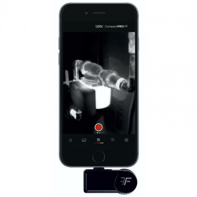 Seek Thermal LQ-AAAX thermal imaging camera Vanadium Oxide Uncooled Focal Plane Arrays Black 320 x 240 pixels Seek Thermal LQ-AAAX thermal imaging camera Vanadium Oxide Uncooled Focal Plane Arrays Black 320 x 240 pixels