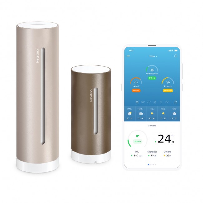 Netatmo NWS-S-EC digital weather station Brown Wi-Fi