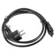 Lanberg power cable for laptop cee 7/7- c5 ca-c5ca-11cc-0018-bk Lanberg power cable for laptop cee 7/7- c5 ca-c5ca-11cc-0018-bk