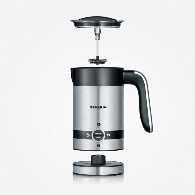 Severin SM 3584 milk frother/warmer Automatic Black, Stainless steel Severin SM 3584 milk frother/warmer Automatic Black, Stainless steel