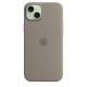 Apple iPhone 15 Plus Silicone Case with MagSafe - Clay Apple iPhone 15 Plus Silicone Case with MagSafe - Clay