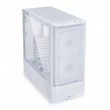 Lian Li LANCOOL 207 PC Case, Midi-Tower, ATX, Tempered Glass - white