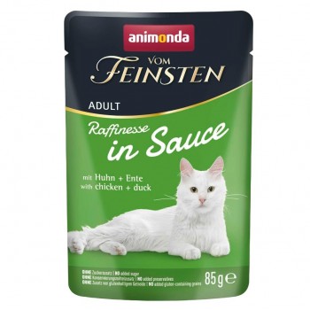 ANIMONDA Vom Feinsten Raffinesse in sauce Chicken with duck - wet cat food - 85g