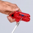 Universal stripping tool for left-handed people