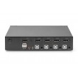Digitus KVM Switch, 4x1 DP, DP Out,USB Digitus KVM Switch, 4x1 DP, DP Out,USB
