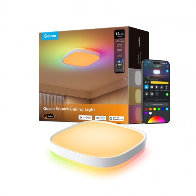 Govee 30cm RGBWW + RGBIC Smart Smart ceiling light Wi-Fi/Bluetooth 28 W