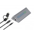 Conceptronic HUBBIES18G 10-in-1 60W USB 3.0 Hub Charger Combo, 2-in-1 USB-C USB-A Cable, USB 3.2 Gen 1 Conceptronic HUBBIES18G 10-in-1 60W USB 3.0 Hub Charger Combo, 2-in-1 USB-C USB-A Cable, USB 3.2 Gen 1
