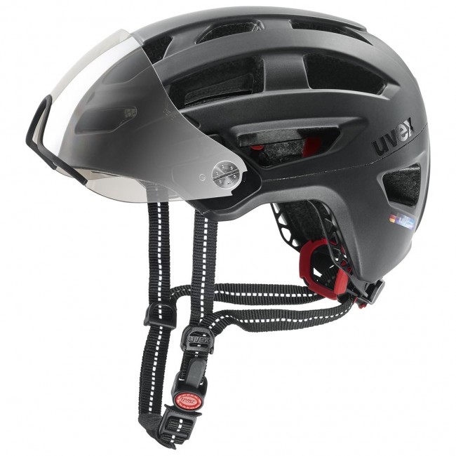 UVEX Finale visor bike helmet 56 61 cm, black matt