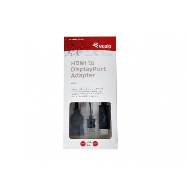 Equip HDMI to DisplayPort Adapter