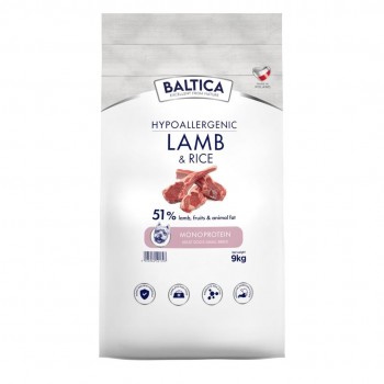 BALTICA Nutraceutic Lamb with rice Small breed Mono - dry dog food - 9kg