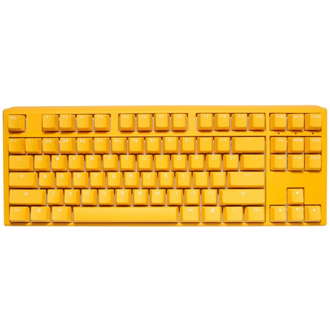 Ducky One 3 Yellow TKL keyboard Gaming USB QWERTZ German