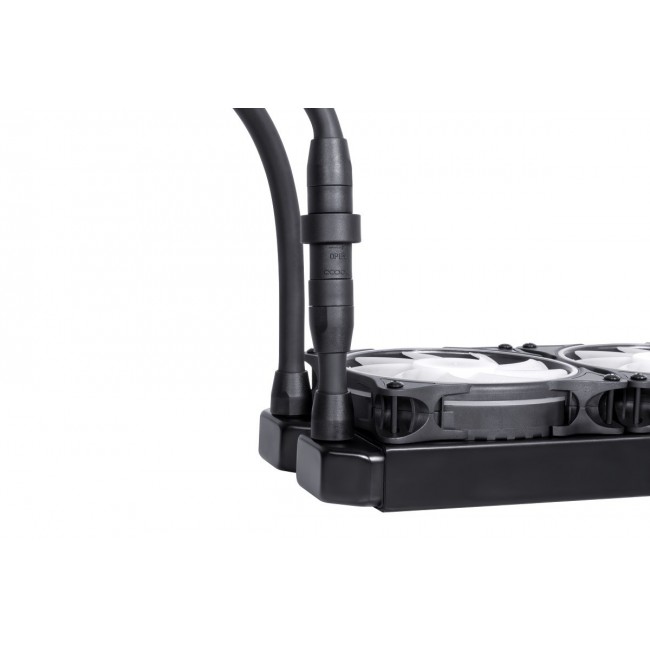 Alphacool Eisbaer Pro Aurora 360 Processor All-in-one liquid cooler 12 cm Black, White 1 pc(s)