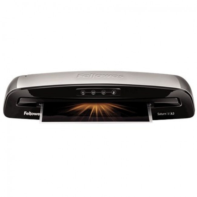 Fellowes Saturn 3i Cold/hot laminator 300 mm/min Black, Silver